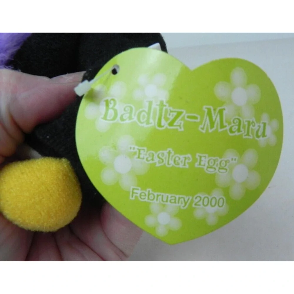 Vintage 2000 Sanrio Badtz Maru Plush Beanbag‎ Easter